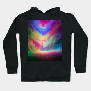 Psychedelic tie dye Clouds Hoodie